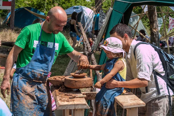 Pottery making — Stock Photo, Image