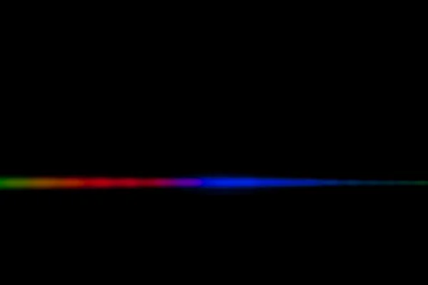 Laser arco-íris — Fotografia de Stock