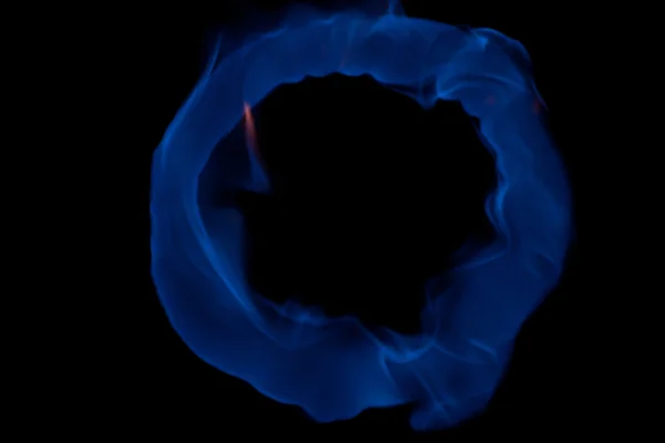 Mavi ateş topu — Stok fotoğraf