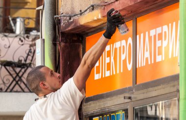 Grafiti sokak boyama