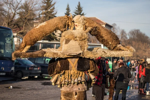 Kukeri fesztivál Pernik, Bulgária — Stock Fotó