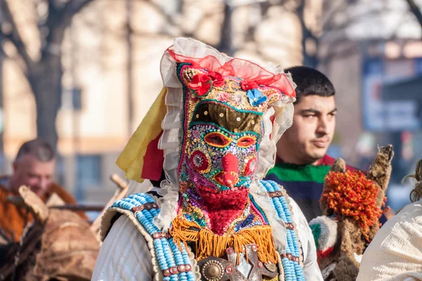 Kukeri festival i Pernik, Bulgarien — Stockfoto