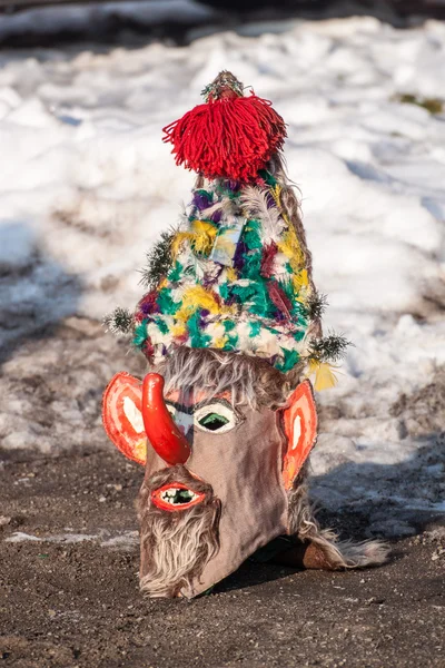 Festival Kukeri di Pernik, Bulgaria — Stok Foto