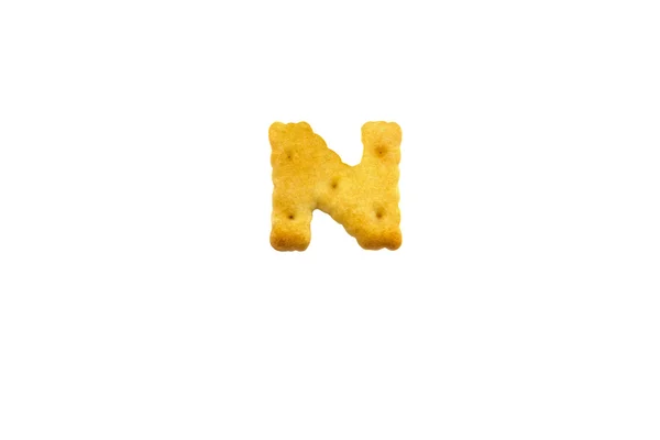 The letter N cookies — Stock Photo, Image