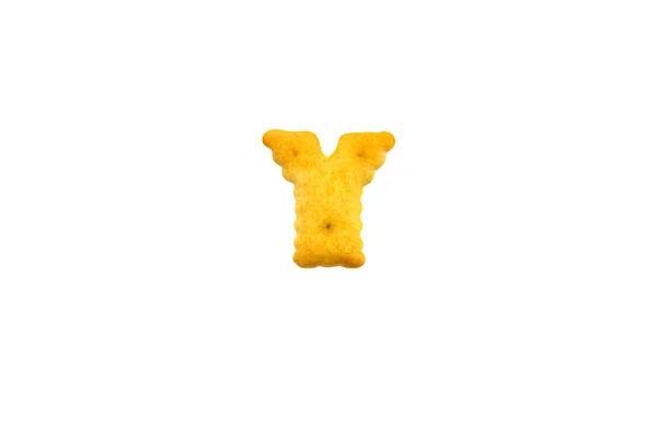 The letter Y cookies — Stock Photo, Image