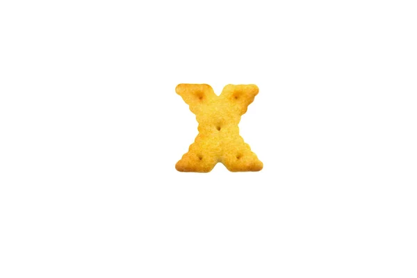 La lettera X cookies — Foto Stock