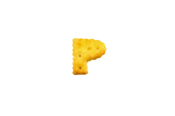 文字 P クッキー — ストック写真