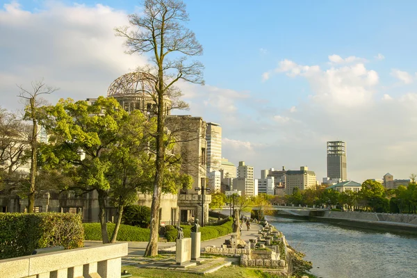 Hiroşima, Japonya atom bombası Dome yakınındaki liman