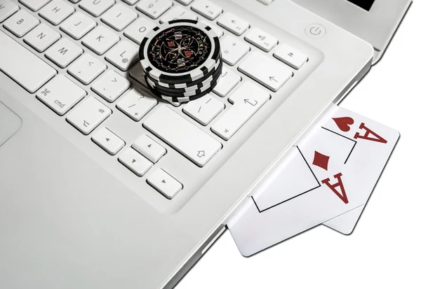 On-line Poker — Stock Photo, Image