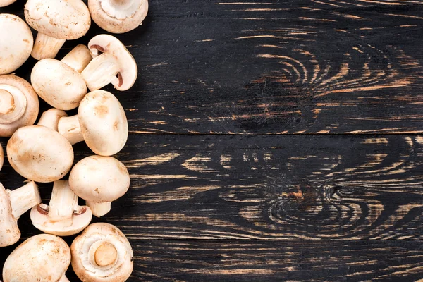 Champignon de cogumelos crus — Fotografia de Stock