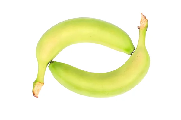 Δύο πράσινων µπανανών — Φωτογραφία Αρχείου