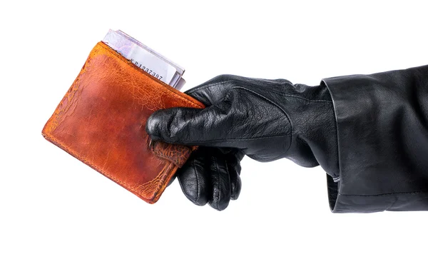 古い財布の盗難 — ストック写真