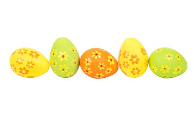 çok renkli Paskalya yumurtaları