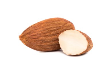 badem fındık izole