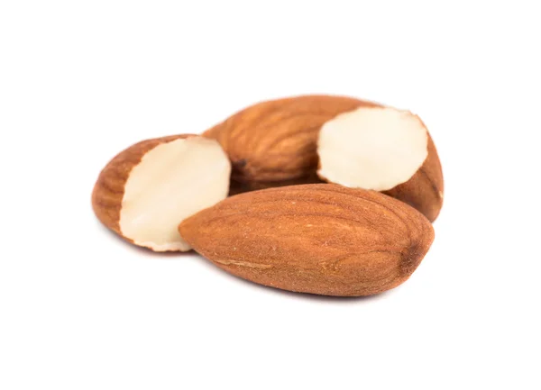 Nuts almond isolated — Stock Photo, Image