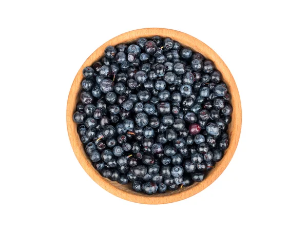 Blaubeeren in der Schüssel — Stockfoto