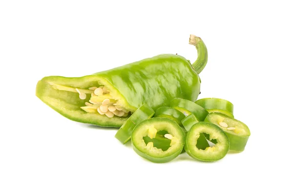 Half green pepper — Stock Photo, Image