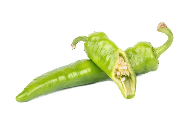 Groene chili peper — Stockfoto