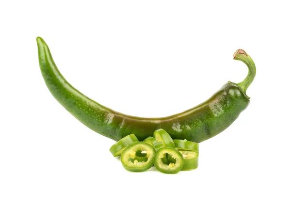 Grüne Chilischote — Stockfoto