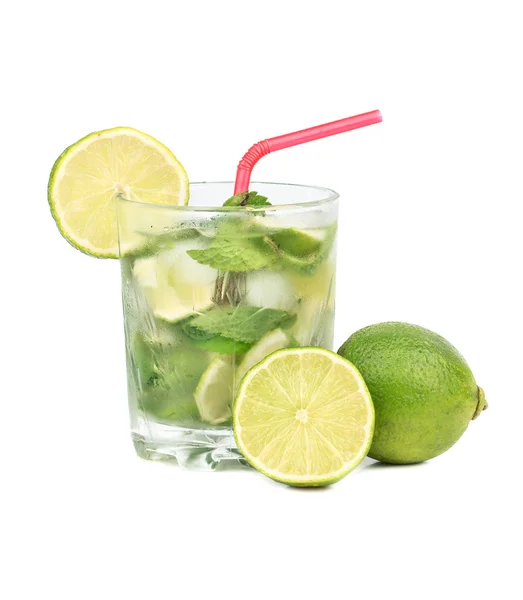 Fresh mojito in glass — Stock Photo, Image