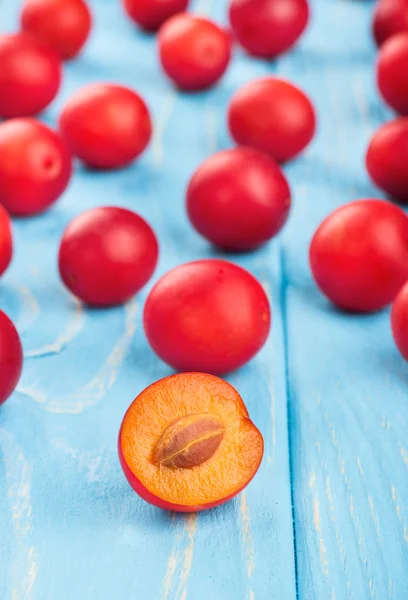 Prugna ciliegia rossa — Foto Stock