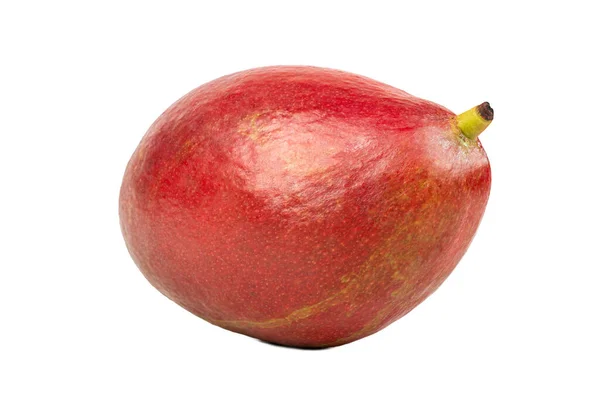 Deliciosa Fruta Roja Mango Aislada Sobre Fondo Blanco — Foto de Stock