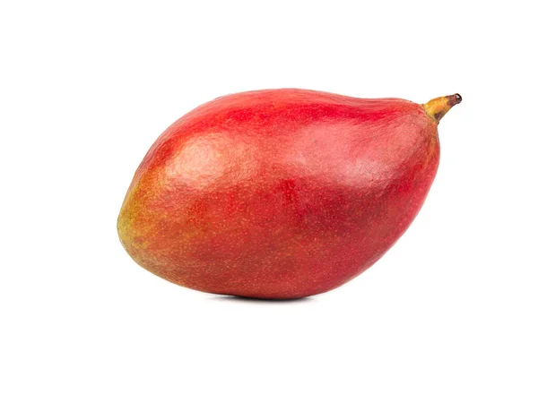 Mangue Rouge Mûre Isolée Sur Fond Blanc — Photo