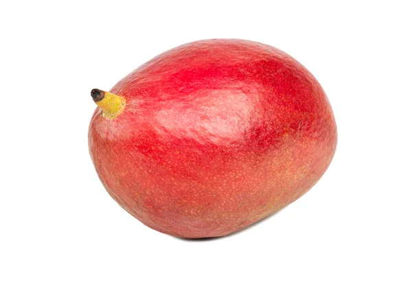 Delicioso Primer Plano Fruta Roja Mango Aislado Sobre Fondo Blanco — Foto de Stock