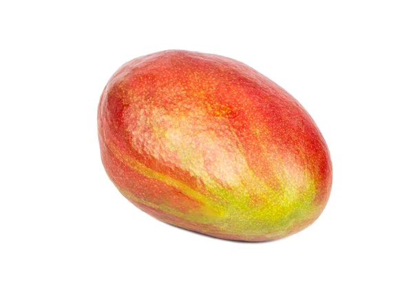 Mogen Röd Mango Frukt Isolerad Vit Bakgrund — Stockfoto