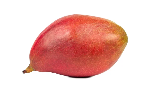 Läcker Röd Mango Frukt Isolerad Vit Bakgrund — Stockfoto