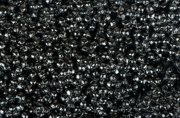 Fondo Caviar Negro Fresco Cerca —  Fotos de Stock