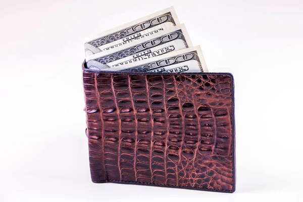 Dinero en tu billetera — Foto de Stock