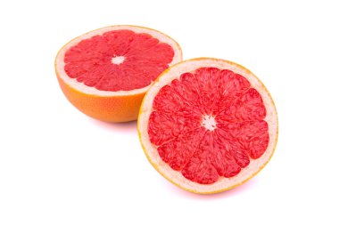 Bir greyfurt iki yarısı