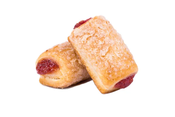 Biscotti con marmellata — Foto Stock