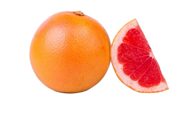 Grapefruit egy darab — Stock Fotó