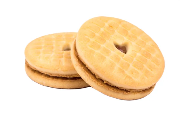 Cookie with a heart — Stock Photo, Image