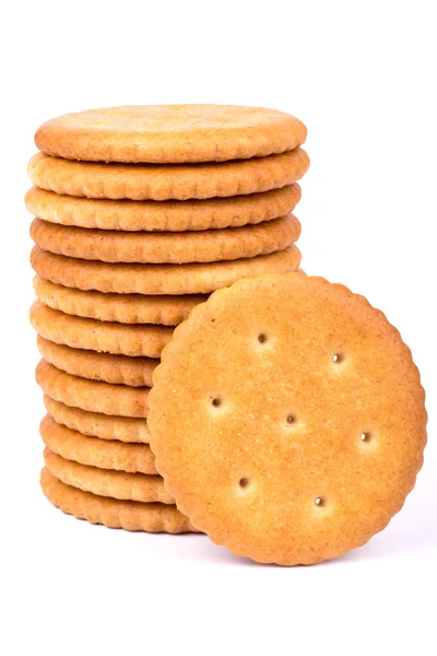 Stack of crackers — Stock Photo, Image