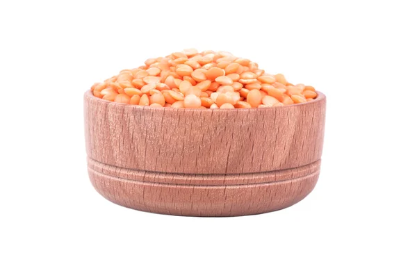 Red lentils in a bowl — Stock Photo, Image