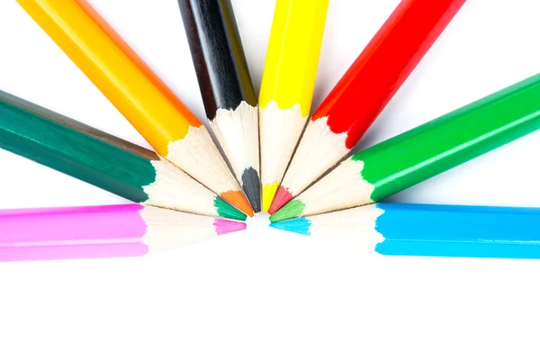 Multicolored pencils — Stock Photo, Image