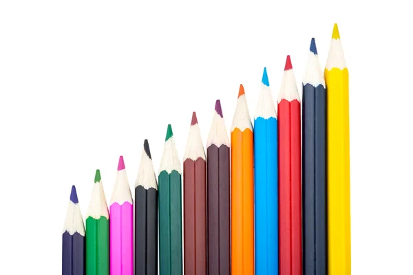 Multicolored pencils — Stock Photo, Image