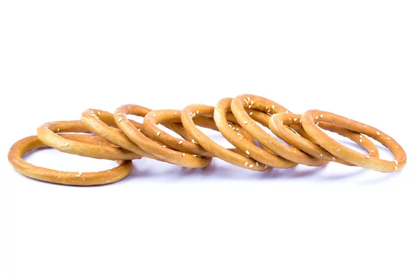 Bagel with sesame seeds — Stock Photo, Image