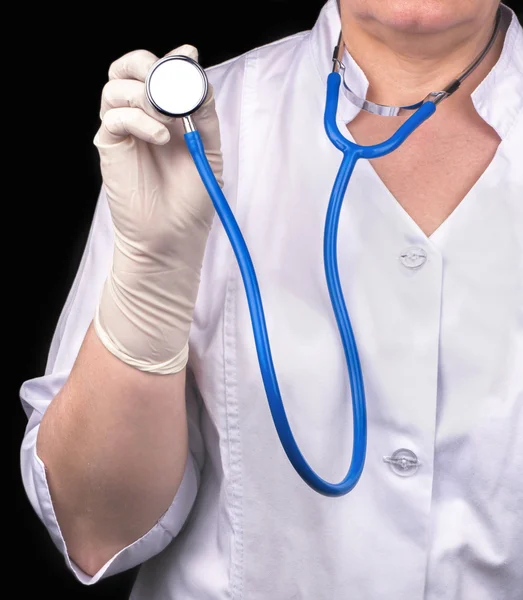 Doctor with stethoscope — Stock Photo, Image