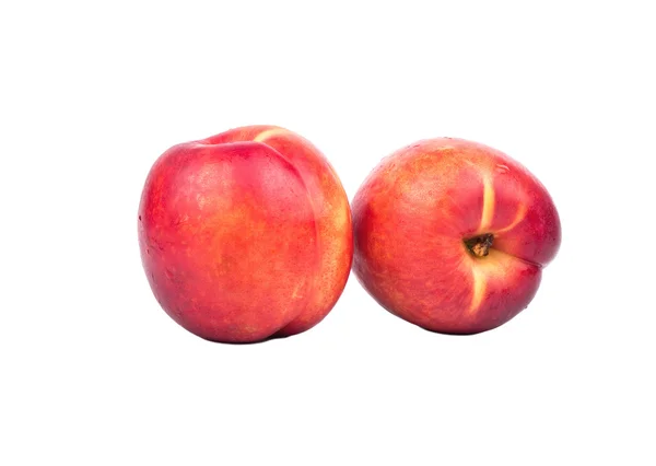 两个油桃水果 — 图库照片