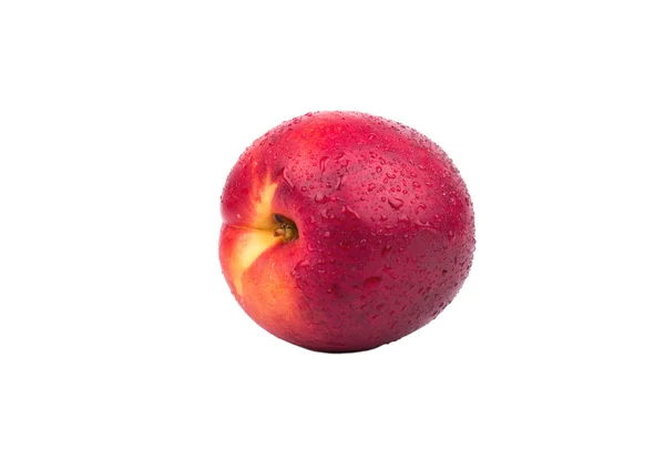 Fruit nectarine with drops — Stock Photo, Image