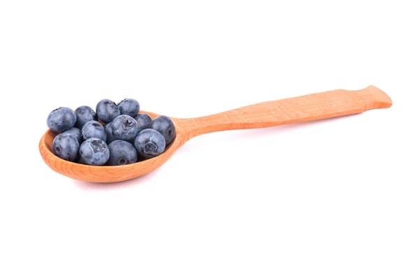 Blueberries in a spoon — Stock Photo, Image