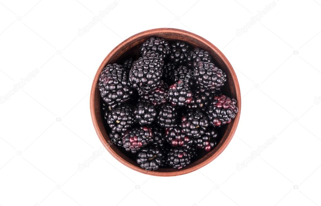 Blackberry in bowl