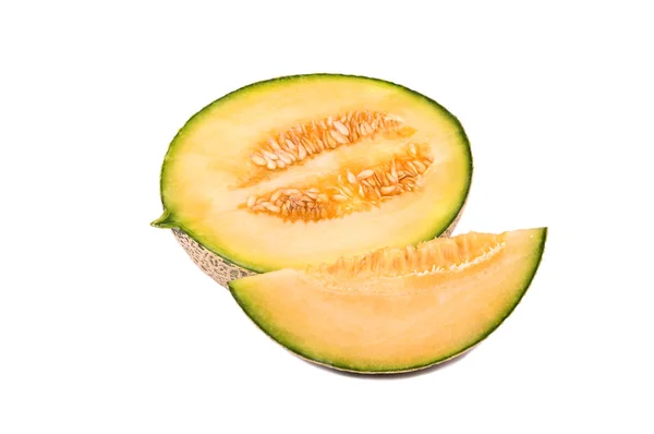 Medio melón melón — Foto de Stock