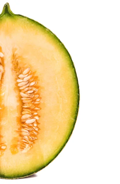 Hälften en cantaloupemelon — Stockfoto
