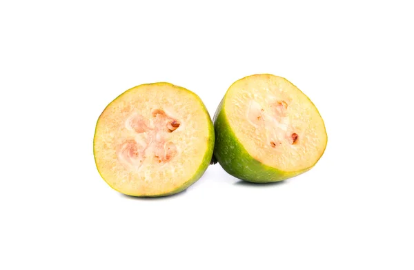 Μισό φρούτων Φειζοα-Γκουαγιαμπο — Φωτογραφία Αρχείου
