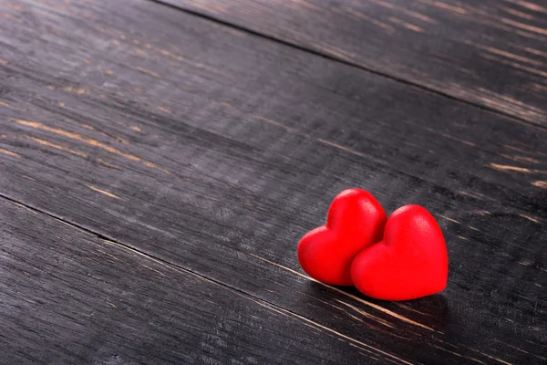 Dvou Valentine srdce — Stock fotografie